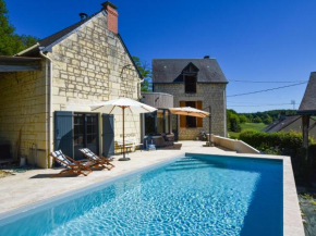 Holiday home near Thizay with private pool